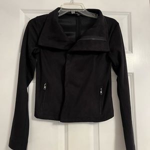 Fate cropped Moto jacket